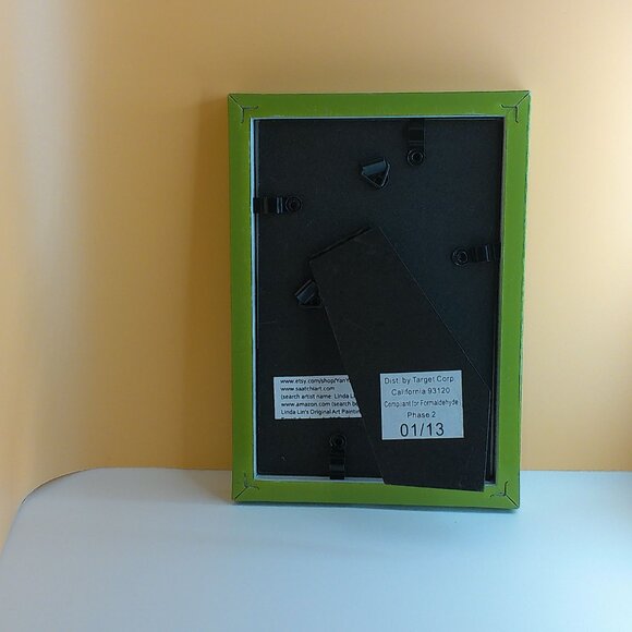 Mountain House, 4x6 Art print within a new green wood Frame - Picture 5 of 5